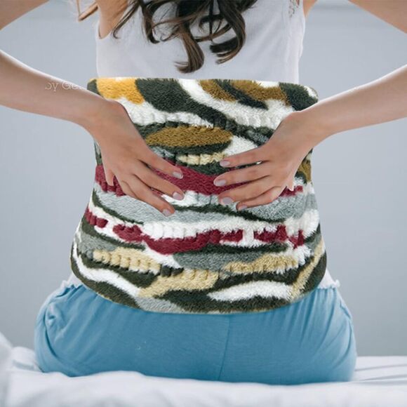 Full Weighted Extra Large Electric Heating Pad for Moist & Dry Therapy - Picture 3 of 7